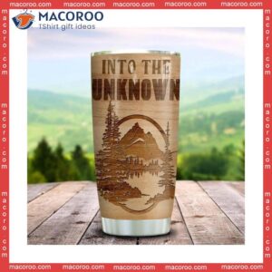Into The Unknown Camping Stainless Steel Tumbler