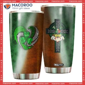 Irish Saint Patrick’s Day Green Stainless Steel Tumbler