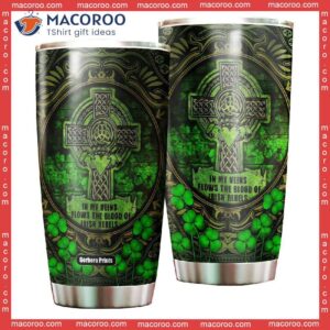 irish saint patricks day stainless steel tumbler 0