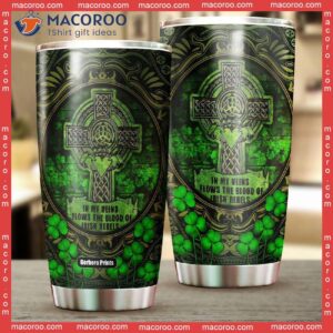 irish saint patricks day stainless steel tumbler 1