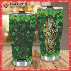 irish saint patricks day stainless steel tumbler 3 1