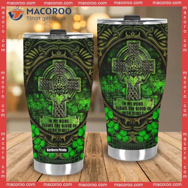 Irish Saint Patricks Day Stainless Steel Tumbler