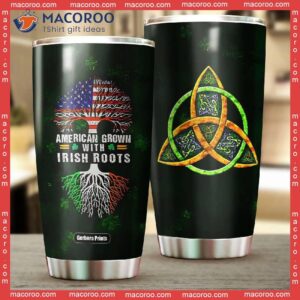 irish st patrick day stainless steel tumbler 1 1