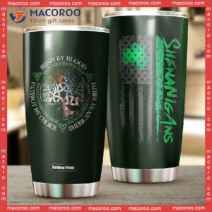 irish st patrick day stainless steel tumbler 1