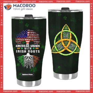 irish st patrick day stainless steel tumbler 2 1