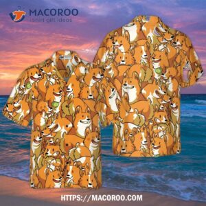 Is One Of The Most Popular Shirts  The Corgi Friends Hawaiian Shirt Shirts.