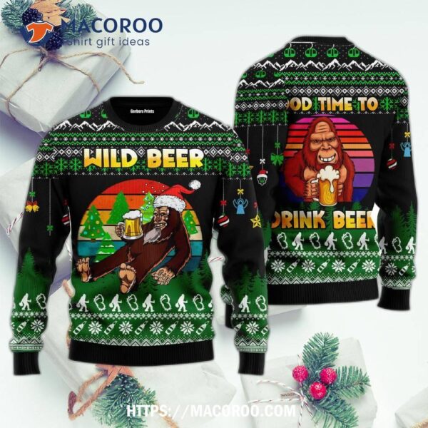 It’s A Good Time To Drink Bigfoot Beer And Wear An Ugly Christmas Sweater.