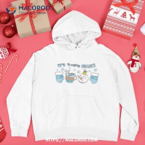 it s freezing season snow shirt snowman t shirt hoodie