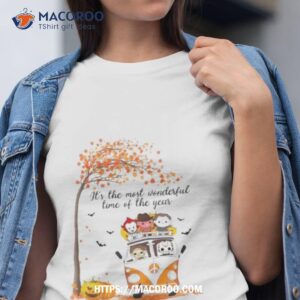 it s the most wonderful time of the year chibi horror movies characters halloween 2023 shirt tshirt
