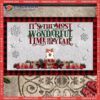 It’s The Most Wonderful Time Of Year Personalized Doormat, Gifts For Dog Lovers,christmas Front Door Mat