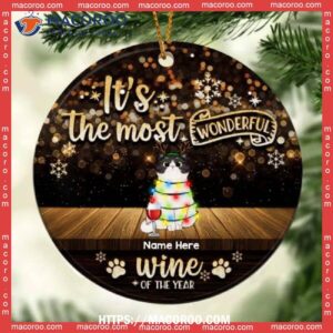 It’s The Most Wonderful Wine Of Year, Kitten Ornaments
