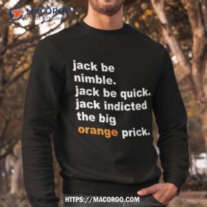 jack be nimble quick shirt best gift for father sweatshirt