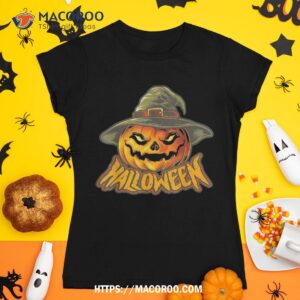 jack o lantern halloween spooky pumpkin shirt tshirt 1