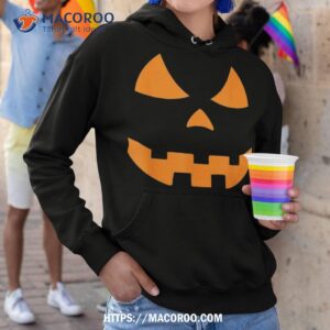 jack o lantern scary carved pumpkin face halloween costume shirt hoodie