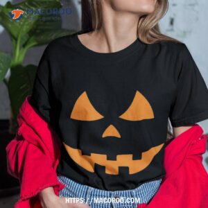 jack o lantern scary carved pumpkin face halloween costume shirt tshirt