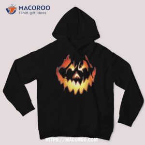 jack o lantern scary pumpkin face funny halloween kids shirt hoodie