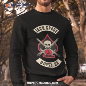 jack spade biker logo shirt sweatshirt
