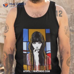 jane birkin melting on a mondrian shirt tank top