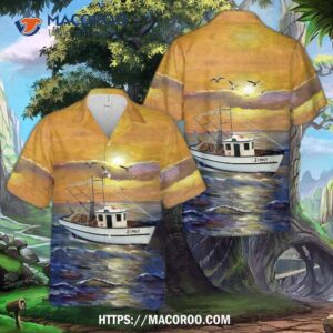 Jenny Shrimp Boat Hawaiian Shirt