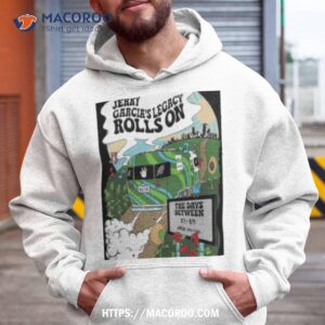 Jerry Garcia’s Legacy Rollson The Days Between August Tour 2023 Art Poster Design Shirt 1 jerry garcia s legacy rollson the days between august tour 2023 art poster design shirt hoodie