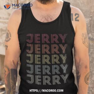 jerry retro style shirt dad day gifts tank top