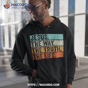 Jesus The Way Truth Life Bible Verse Christian Shirt, Amazon Gift Ideas For Dad