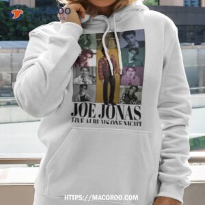 joe jonas five albums one nighshirt hoodie
