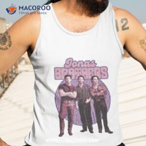 Jonas Brothers Merch Purple Retro Photo Design Shirt 3 jonas brothers merch purple retro photo design shirt tank top 3