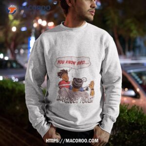 jose ramirez and tim anderson down goes anderson you know bro knock out punch shirt sweatshirt