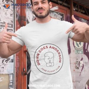 jose ramirez down goes tim anderson shirt tshirt 1