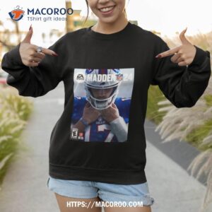 Retro Josh Allen Shirt Design 2023 Josh Allen Merch Madden 24 Cover Athlete  Buffalo Bills Sweatshirt Fan Gift - Family Gift Ideas That Everyone Will  Enjoy