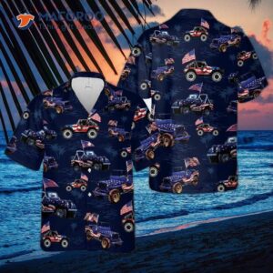 Jp Flag 4th July Hawaiian Shirt