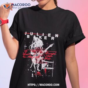 julien baker merch live flier shirt tshirt 1