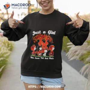 Just A Girl Who Loves Fall And Mets Snoopy Peanuts Shirt 2 just a girl who loves fall and mets snoopy peanuts shirt sweatshirt 1