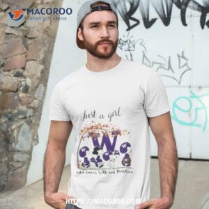 just a woman who loves fall and washington huskies peanuts cartoon shirt tshirt 3