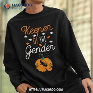 keeper of the gender fall pumpkin reveal halloween shirt sweatshirt