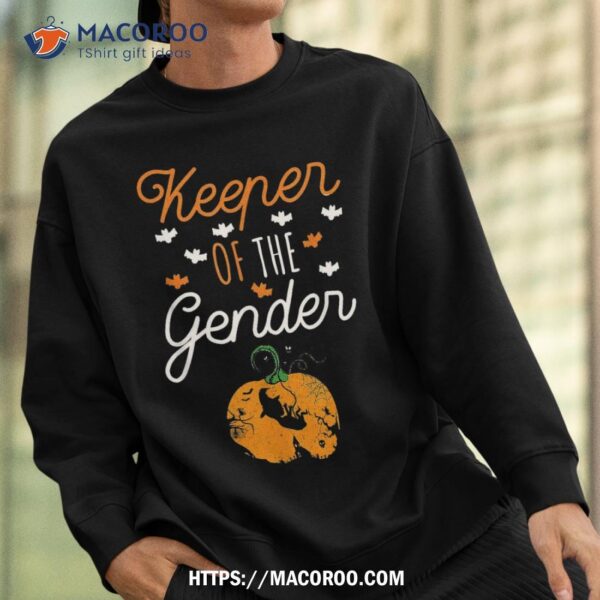Keeper Of The Gender Fall Pumpkin Reveal Halloween Shirt