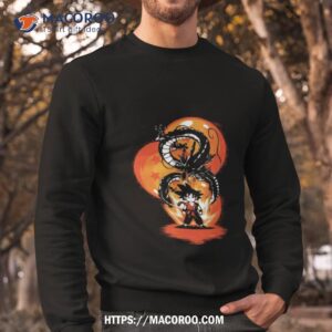 kid goku with dragon ball halloween 2023 shirt sweatshirt