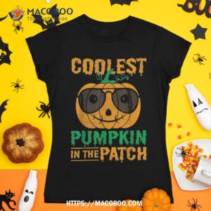 kids boys girls coolest pumpkin in the patch tee halloween shirt tshirt 1