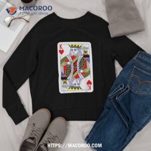 king of hearts playing cards halloween costume casino easy shirt diy halloween gifts sweatshirt