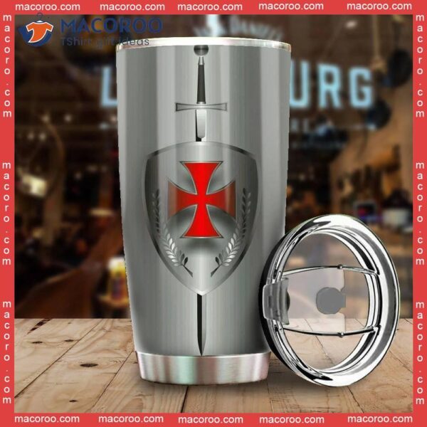 Knights Templar Stainless Steel Tumbler