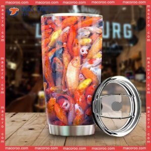 Koi Fishing Stainless Steel Tumbler