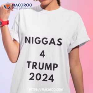 kyle becker niggas 4 trump 2024 text design shirt tshirt 1