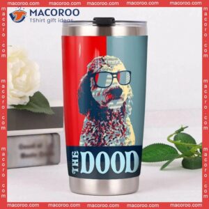 labradoodle dog stainless steel tumbler 0