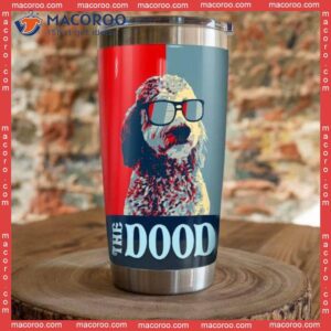 labradoodle dog stainless steel tumbler 1