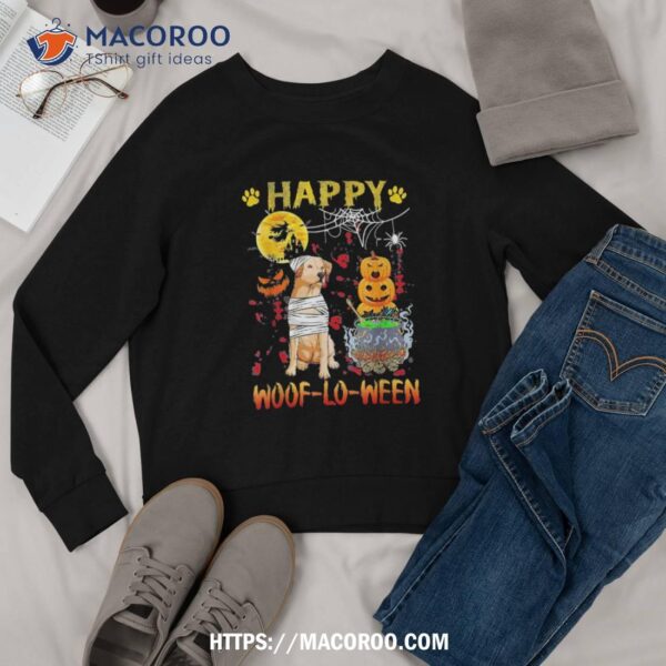 Labrador Lover Happy Woof-lo-ween Halloween Pumpkin Shirt