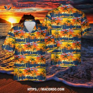 Laser Level For Surveying On A Yellow And Orange Tripod Hawaiian Shirt