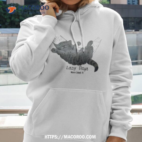 Lazy Days Marco Island Cat Shirt