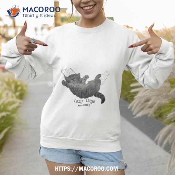 Lazy Days Marco Island Cat Shirt