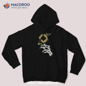 leopard sunflower skeleton hand shirt sugar skull pumpkin hoodie